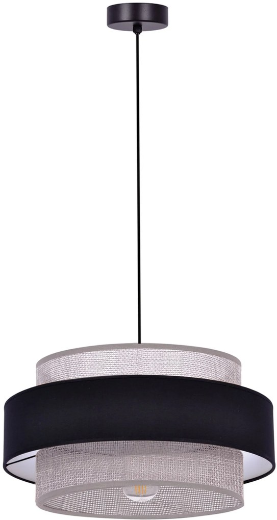 Kaja Etela lampă suspendată 1x40 W negru K-5171