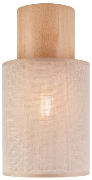 Plafonieră ARI 1xE27/60W/230V d. 16 cm bej fag