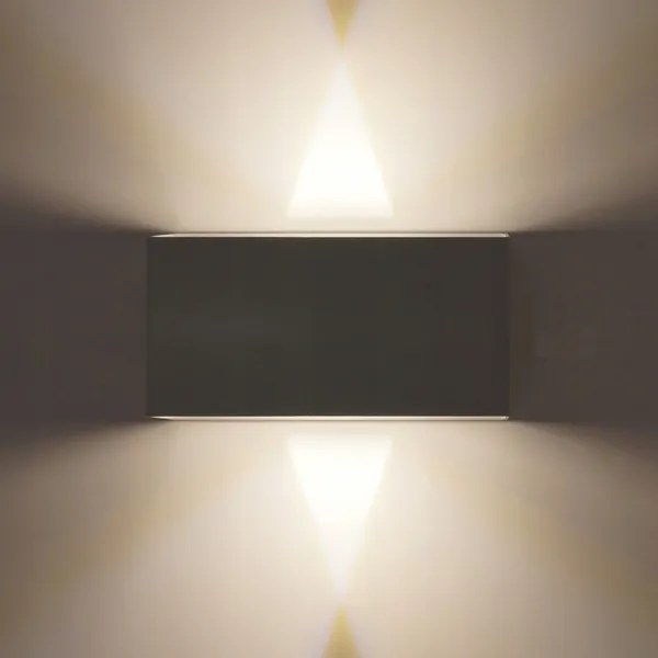 Aplică LED de exterior LED/12W/230V IP54 neagră