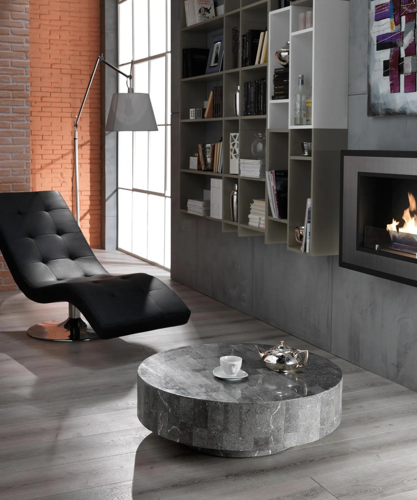 STONES Masă de cafea (85 x 85 x 28h) | Aosom Romania