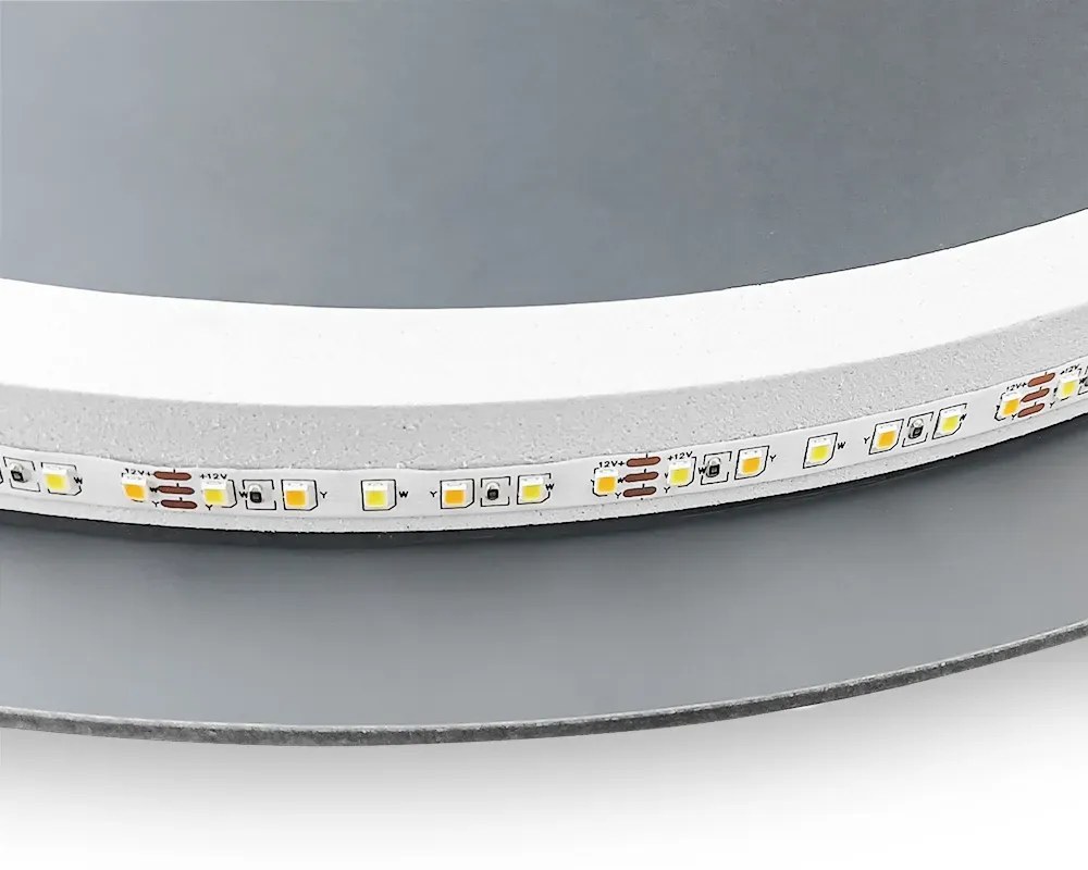 Oglinda rotunda LED HZJ070 Crom 70cm, Rea