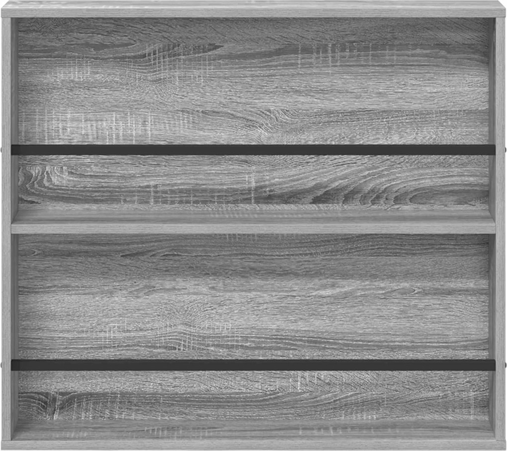 vidaXL Raft pentru reviste Gri Sonoma 80 x 12 x 70 cm Lemn compozit