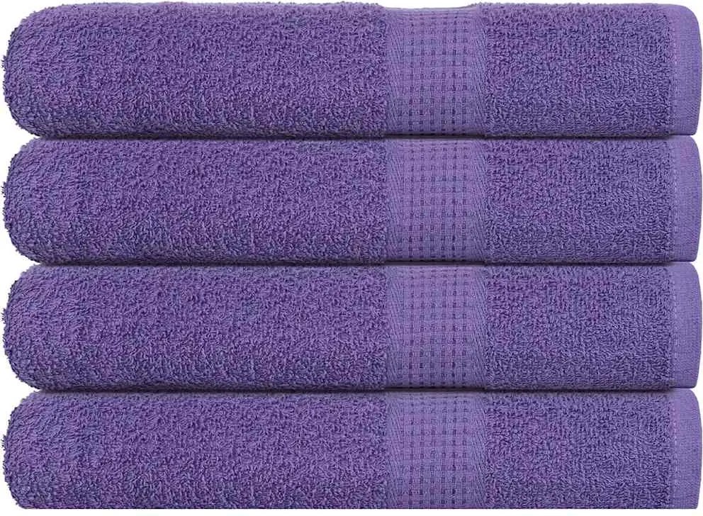 vidaXL Prosoape de saună, FROGN, 4 buc., violet, 80x200 cm, 360 g/m²