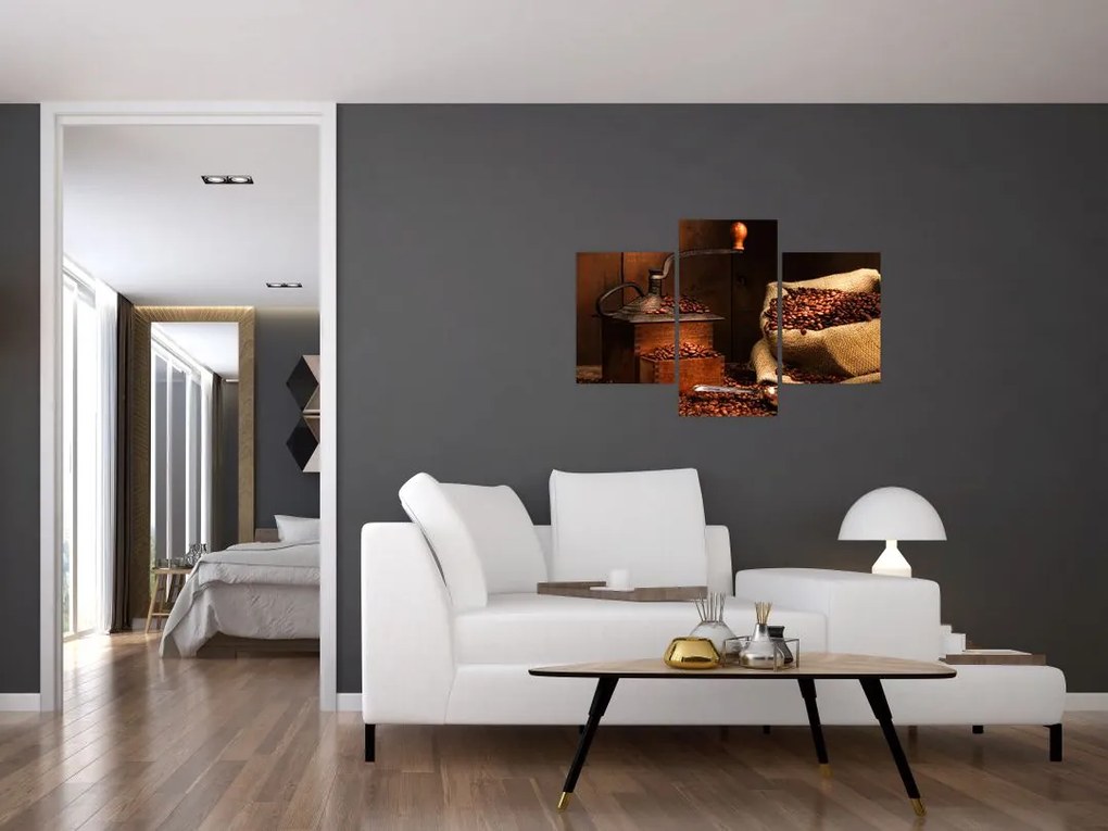 Tablou cu cafea (90x60 cm)