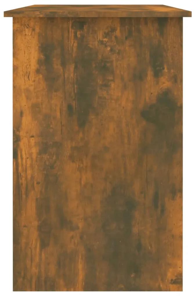 Birou, stejar fumuriu, 100x50x76 cm, lemn prelucrat Stejar afumat