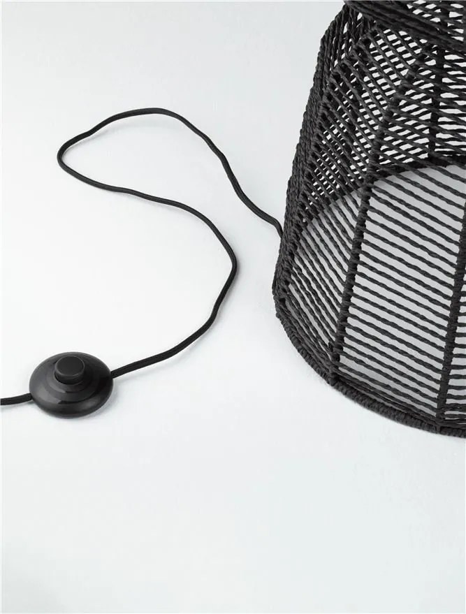 Lampa de podea design natural BREENA negru