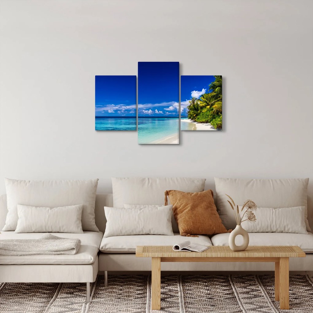 Tablou - Plaja tropicală (90x60 cm)