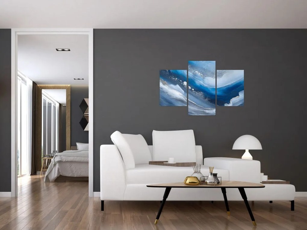 Tablou - Abstractizarea oceanului (90x60 cm)