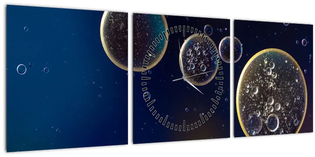 Tablou cu buline (cu ceas) (90x30 cm)