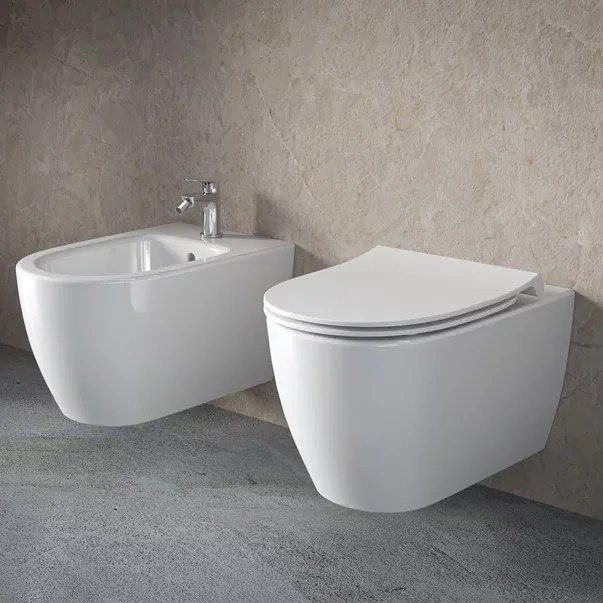 Vas WC suspendat Ideal Standard I.life O rimless HydroTwist alb