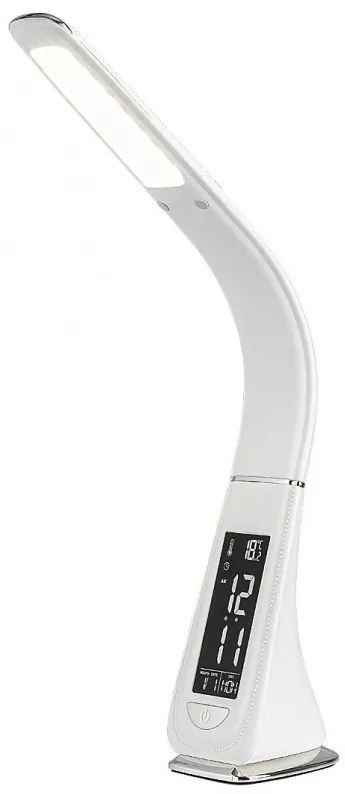 Veioza / Lampa LED de birou reglabila Lionel alba