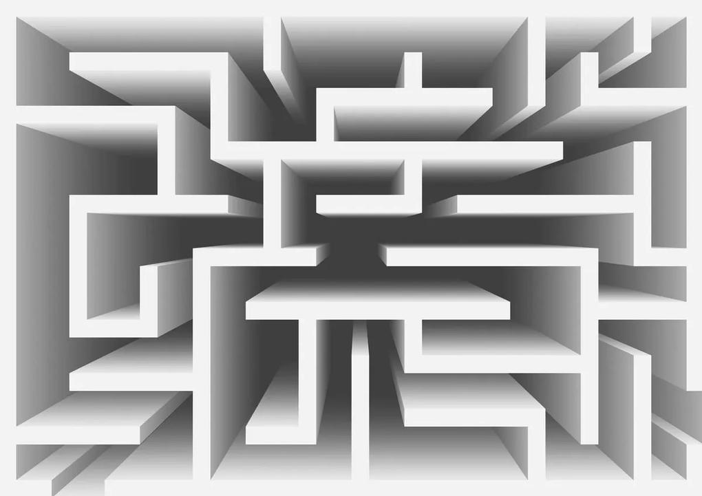 Fototapet - 3D labirint (254x184 cm), în 8 de alte dimensiuni noi