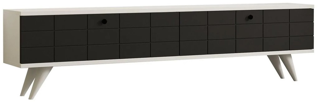 Masă TV/Dulap Butepe (antracit + alb) . Promo -28%. 1095159