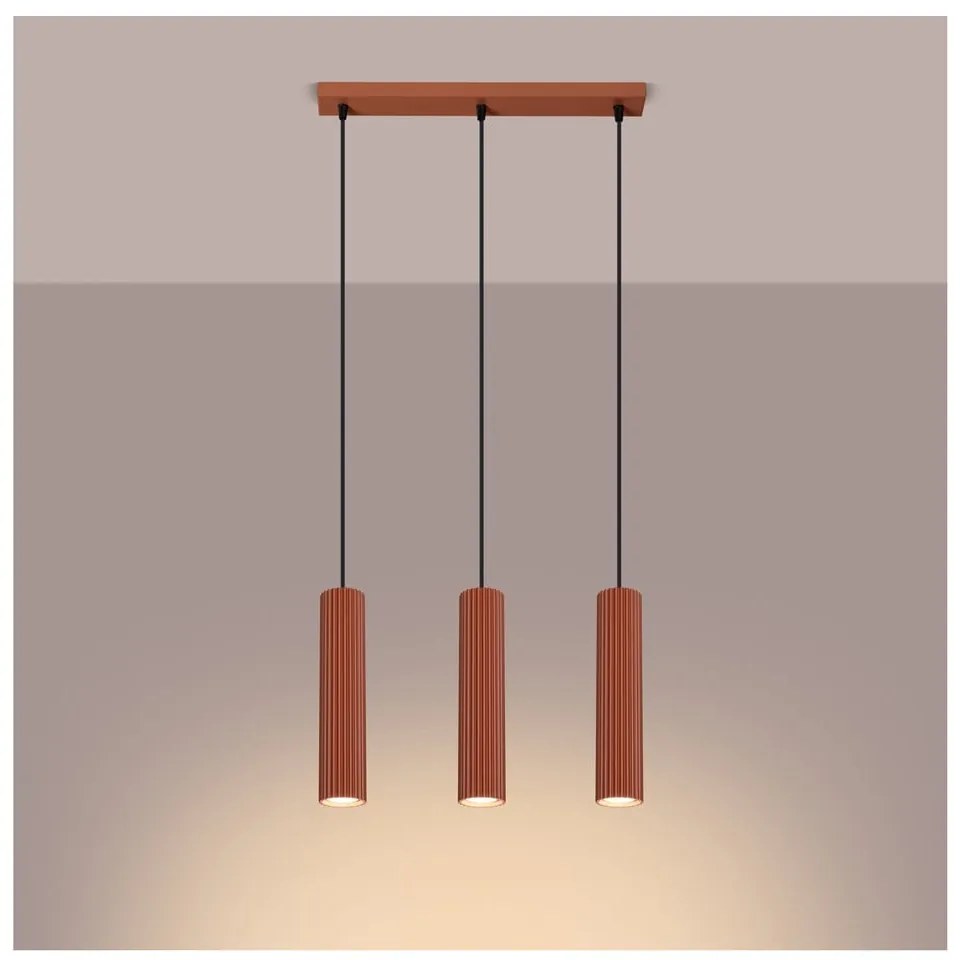 Lustră cărămizie Gleam – Sollux