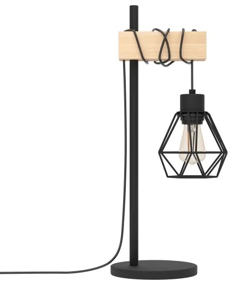 Eglo 43136 - Lampă de masă TOWNSHEND 1xE27/60W/230V