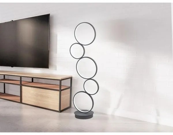 Lampă de podea LED reglabilă 85W, 230V, 3000-6500K, cu telecomandă