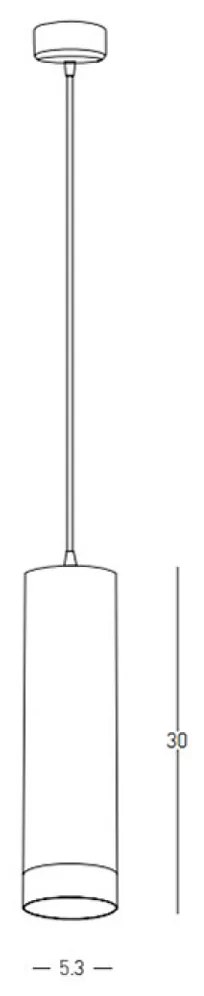 Pendul  S157 Zambelis GU10, Negru, Grecia