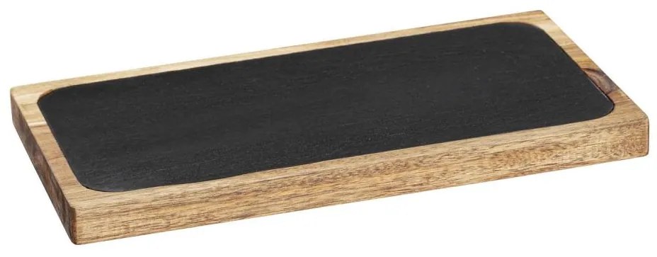 WENKO 55103100 - Tocător BLACK OUTDOOR KITCHEN, 30 x 15 cm, maro/gri