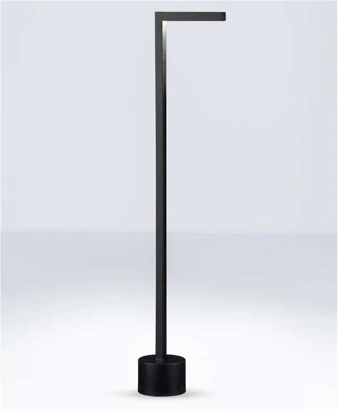 Stalp LED iluminat exterior modern IP65 PIPE H-65,5cm negru