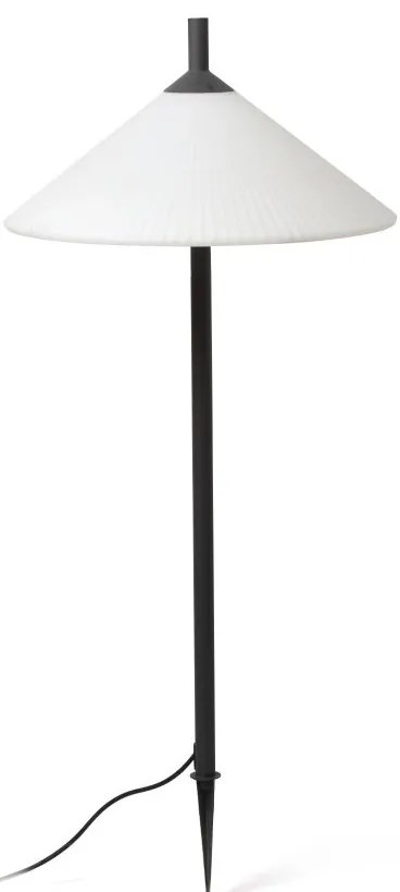 Tarus de iluminat exterior decorativ SAIGON 135/R55 gri/alb