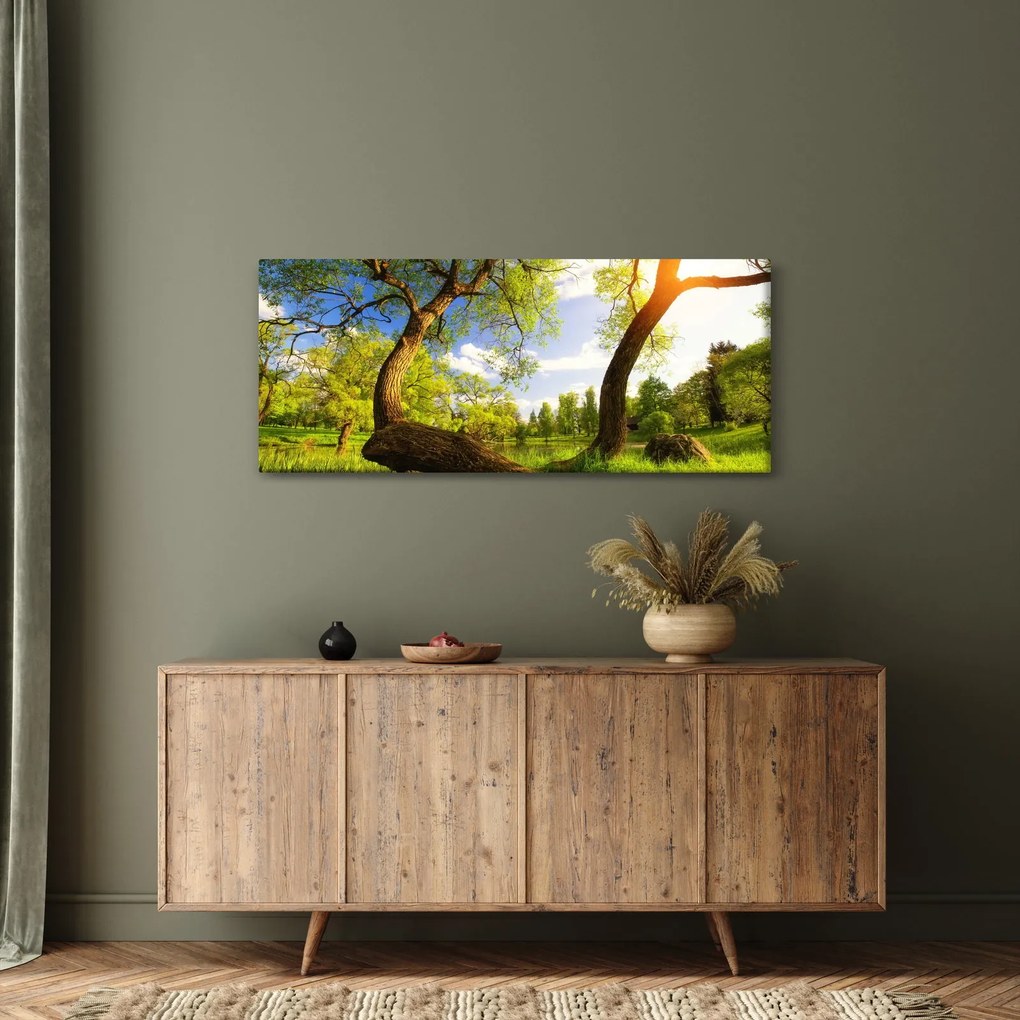 Tablou lunca ne primăvară (120x50 cm)
