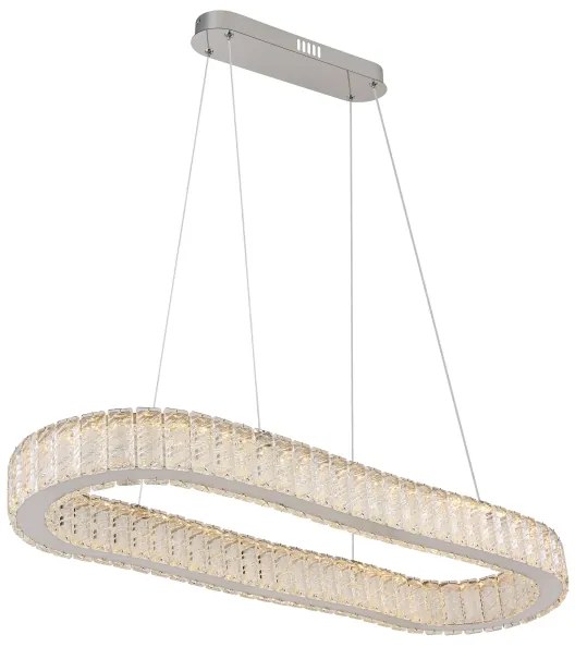 Lustră LED dimabilă pe cablu Globo 67162-58 MUCKY 58W/230V 2700-6000K + telecomandă
