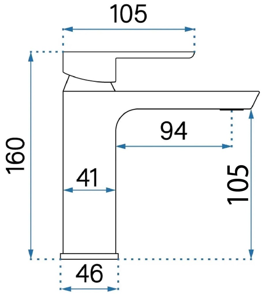 Baterie pentru baie REA ARGUS TITAN LOW