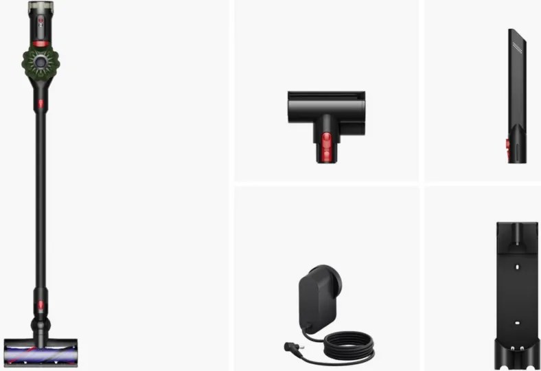 Aspirator vertical Dyson V8 Cyclone SV55 MAGn/Bk 226587-01, 150AW, 0,54 L, 3 moduri, fără pierderi de putere, golire igienică, filtrare complet etanșă, negru/magneziu