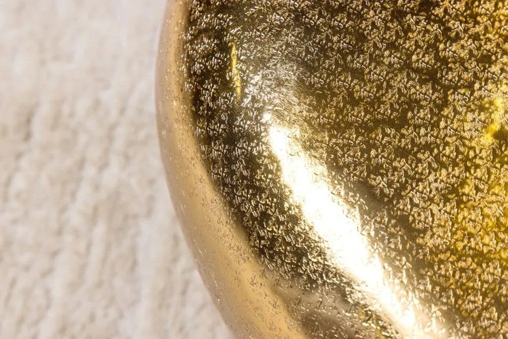 Masuta de cafea Extravaganta, Aluminiu, Auriu, STONE 75cm