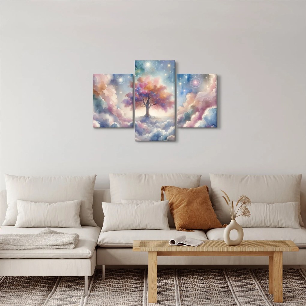 Tablou – Arborele vieții printre nori (90x60 cm)