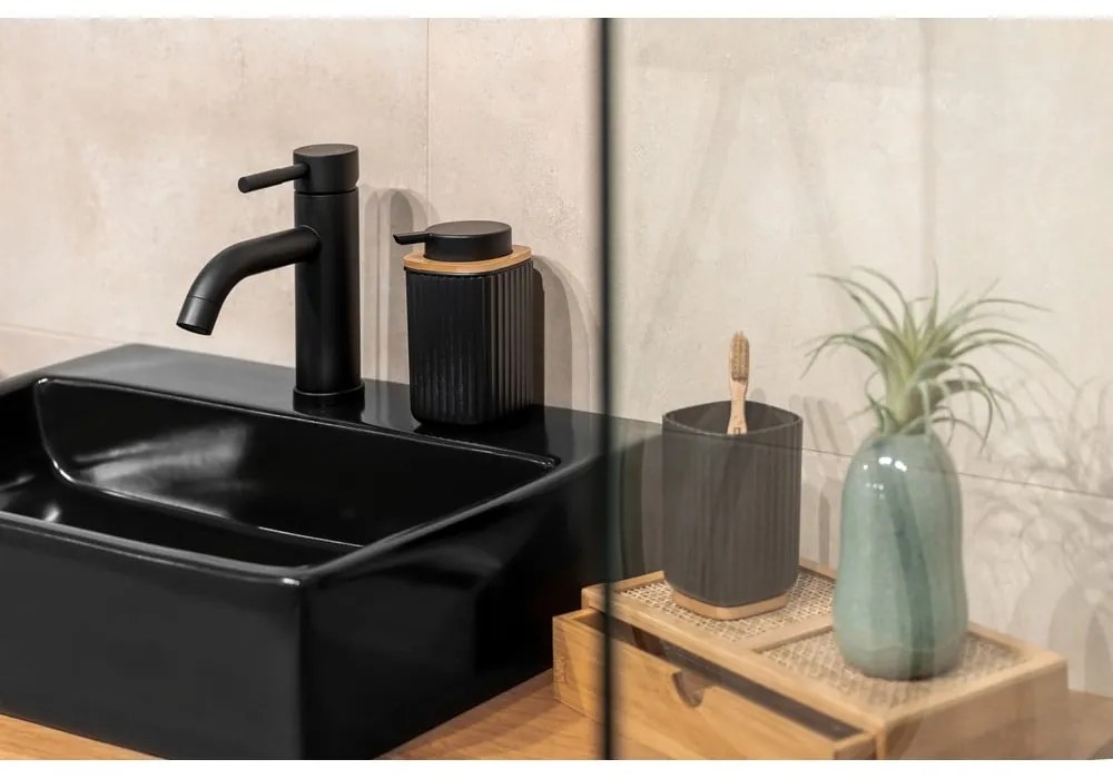 Dozator / dispenser săpun Wenko Rotello, negru