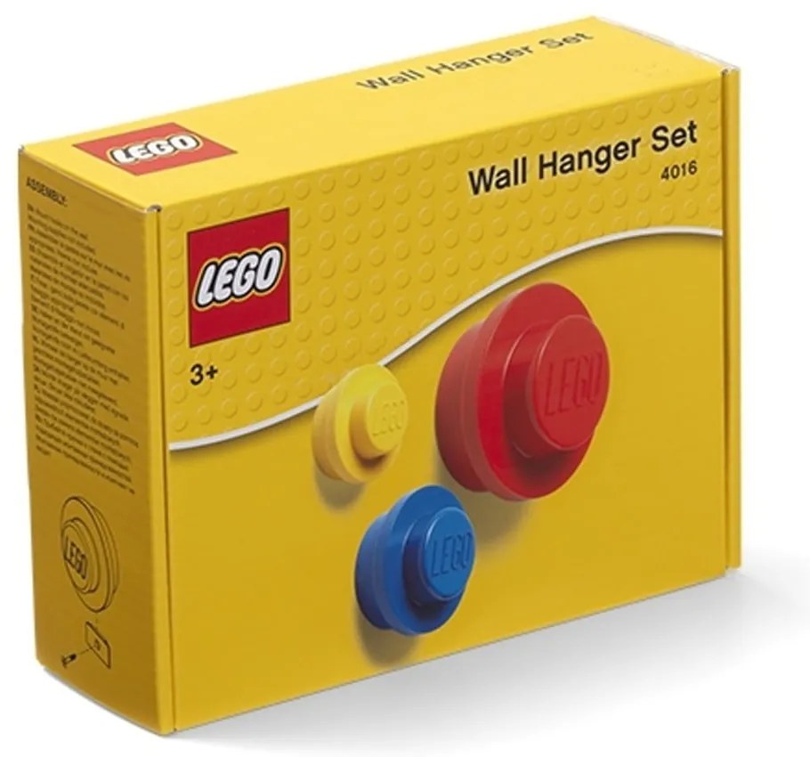 Set 3 cuiere pentru perete LEGO® Colour