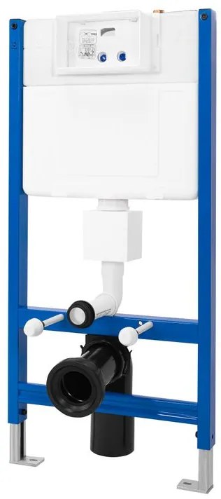 Cadru WC incastrat Rea cu buton H Auriu