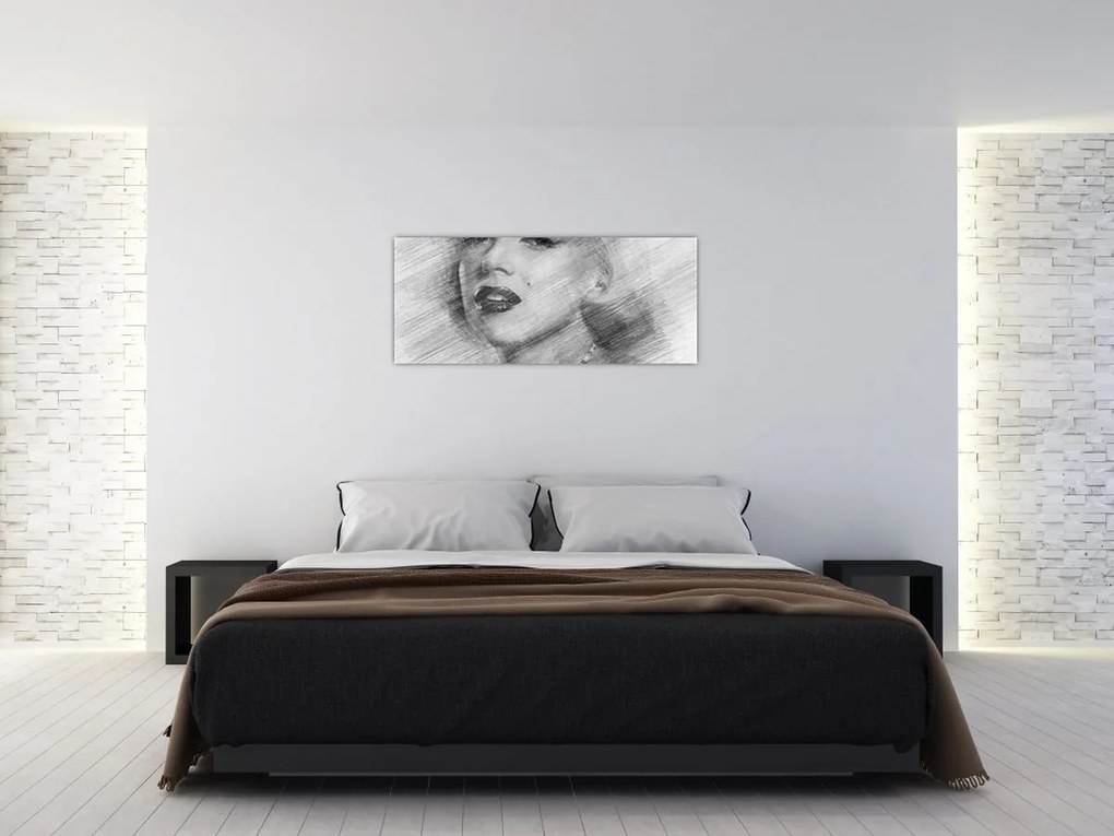 Tablou - Portretul lui Marilyn Monroe (120x50 cm)