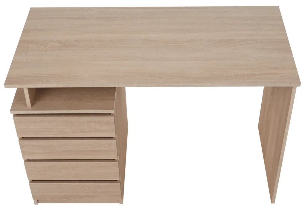 Masă de birou HANY NEW, stejar sonoma