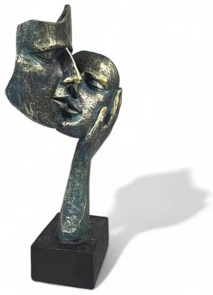 Decorațiune pentru masă 35 x 22 x 13 cm, din rășină cu patină