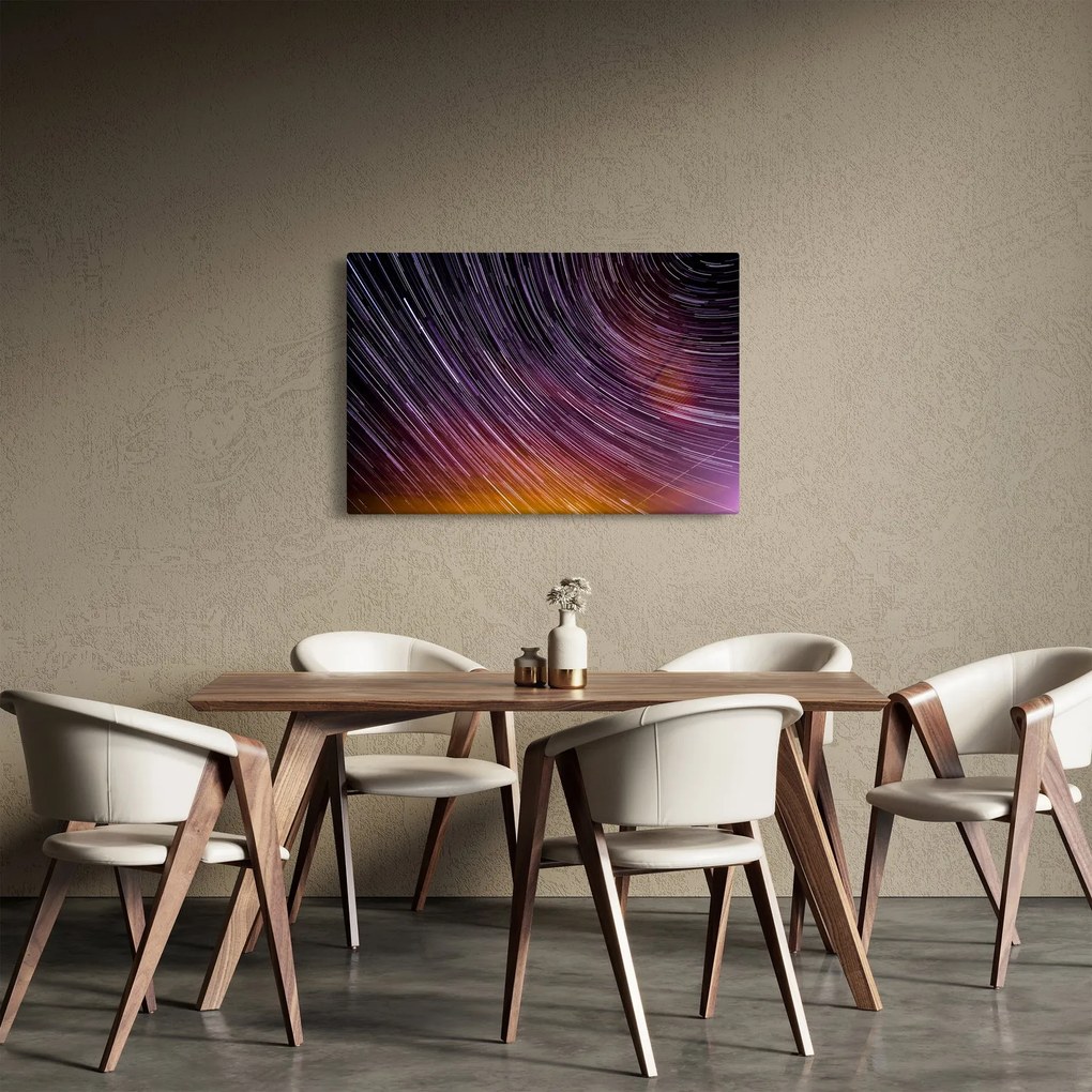 Tablou cu stele șterse pe cer (90x60 cm)