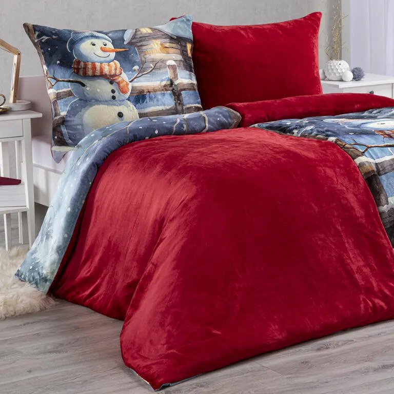 Lenjerie de pat din micropluş OM DE ZĂPADĂ