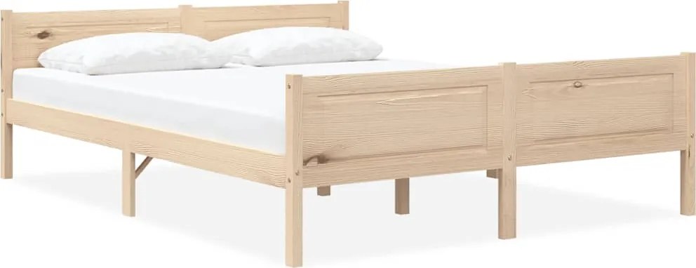 vidaXL Cadru de pat, 120x200 cm, lemn masiv de pin