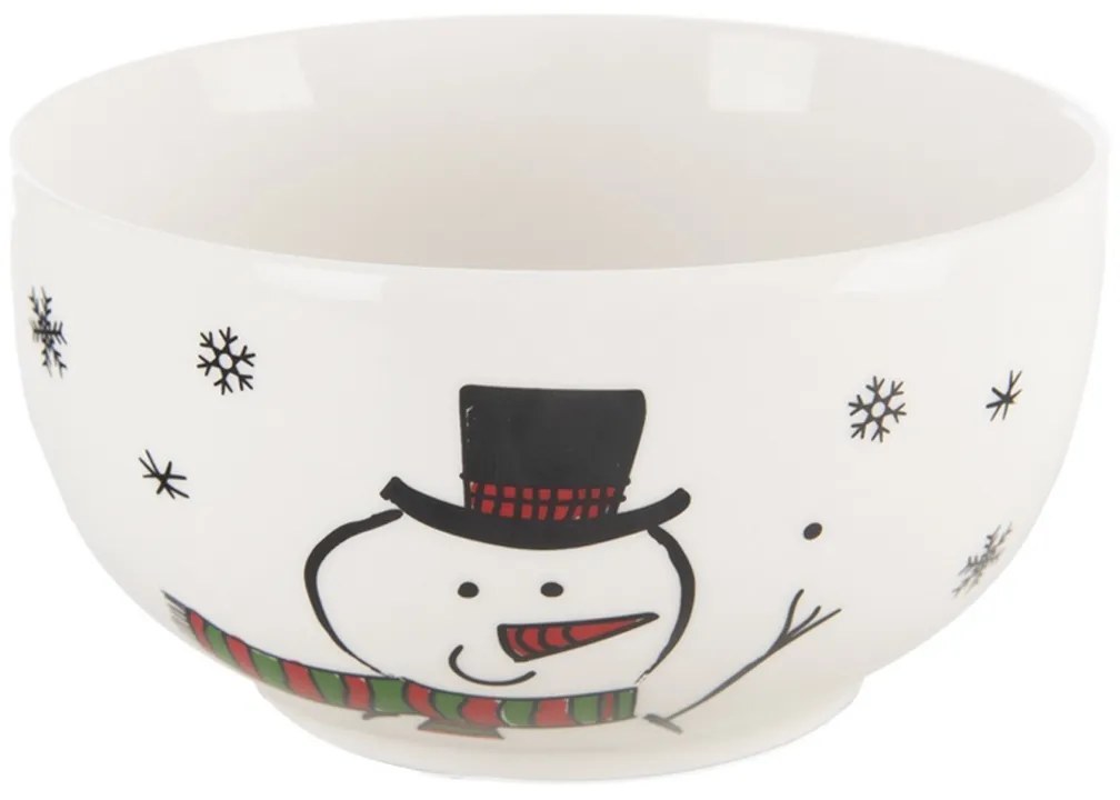 Orion Cană de porțelan cu bol Snowman, 0,35 l