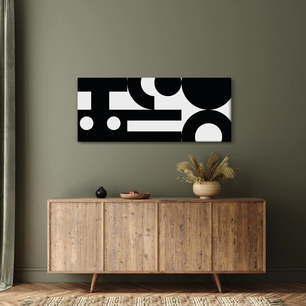 Tablou - Abstracție geometrică N⁰3 (120x50 cm)