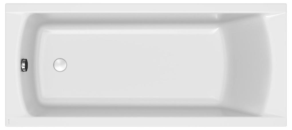Cersanit Korat cada dreptunghiulară 170x75 cm alb S301-294