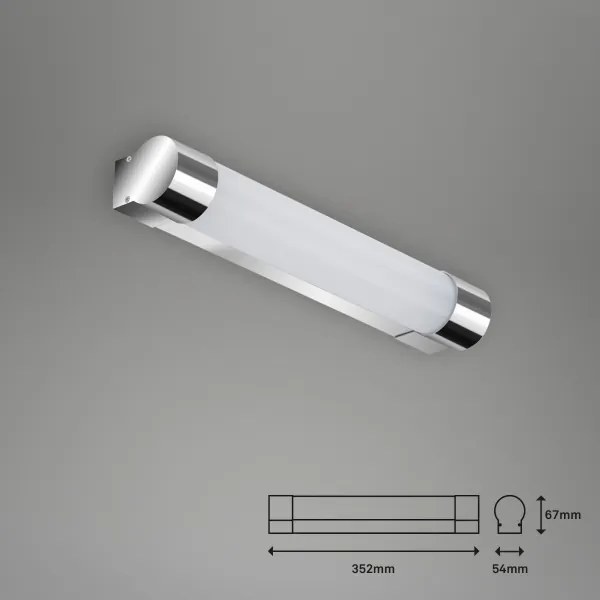 Aplică LED pentru oglindă de baie Briloner 2051-018 LED/8W/230V IP44
