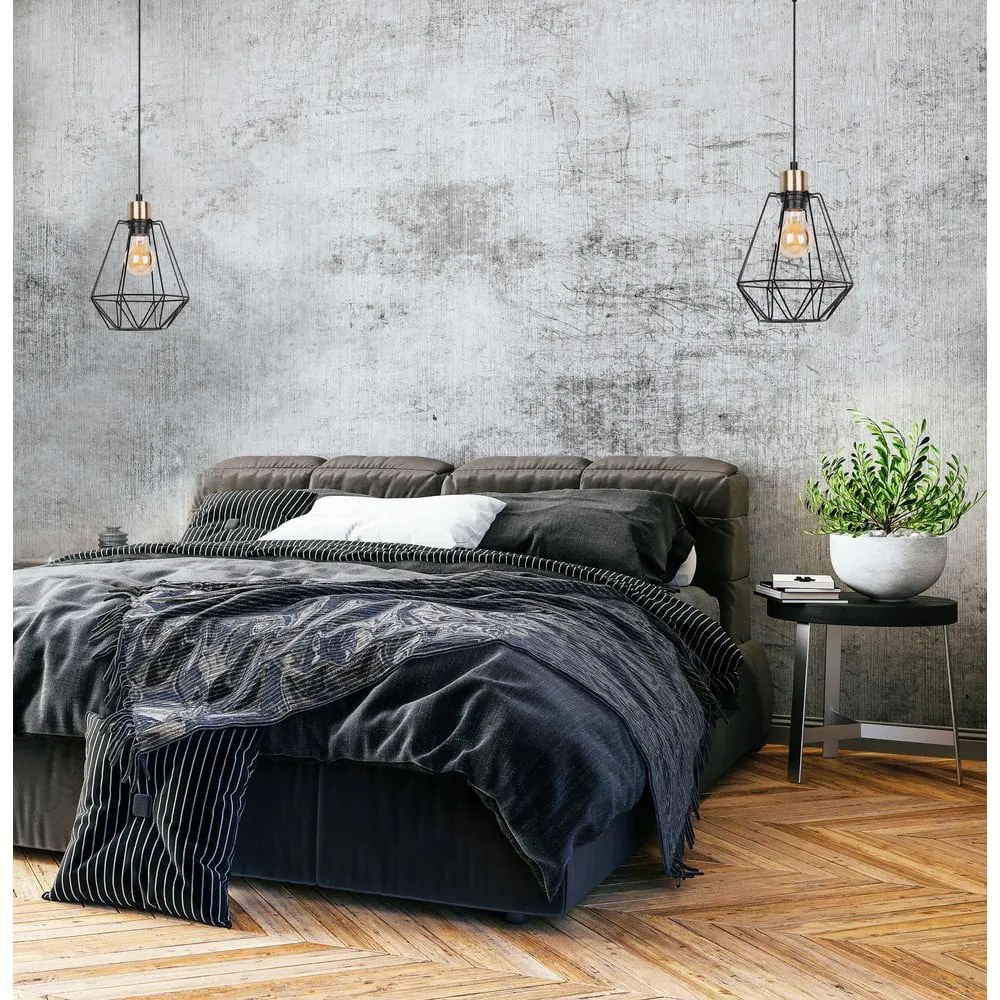 Lustră neagră din metal ø 19 cm Primo – Candellux Lighting