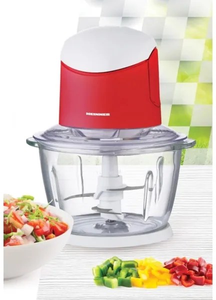 Heinner HMC-K500WHR - Tocător electric 500 W / 230 V, roșu