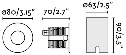 FARO 70728 - LED Iluminat acces de exterior GRUND LED/7W 350 mA IP67