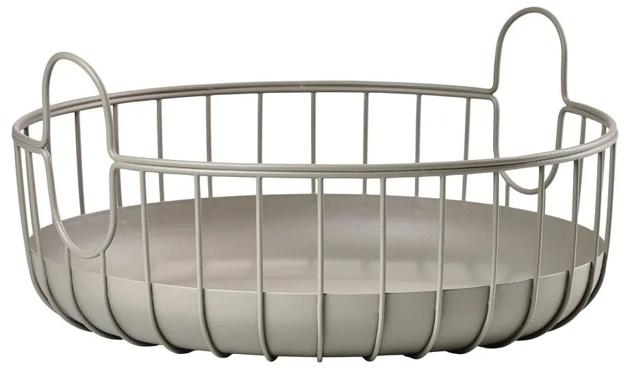 Coș de depozitare din sârmă din metal ø 38x18 cm Inu – Zone