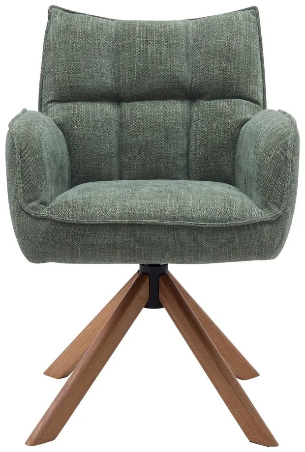 Set de scaune de sufragerie verde 2 buc. tapițat Marilla – Unique Furniture