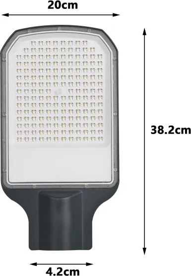 Brilagi URBANLIGHT Lampă stradală LED pentru exterior, 100 W, 230 V, antracit, IP65