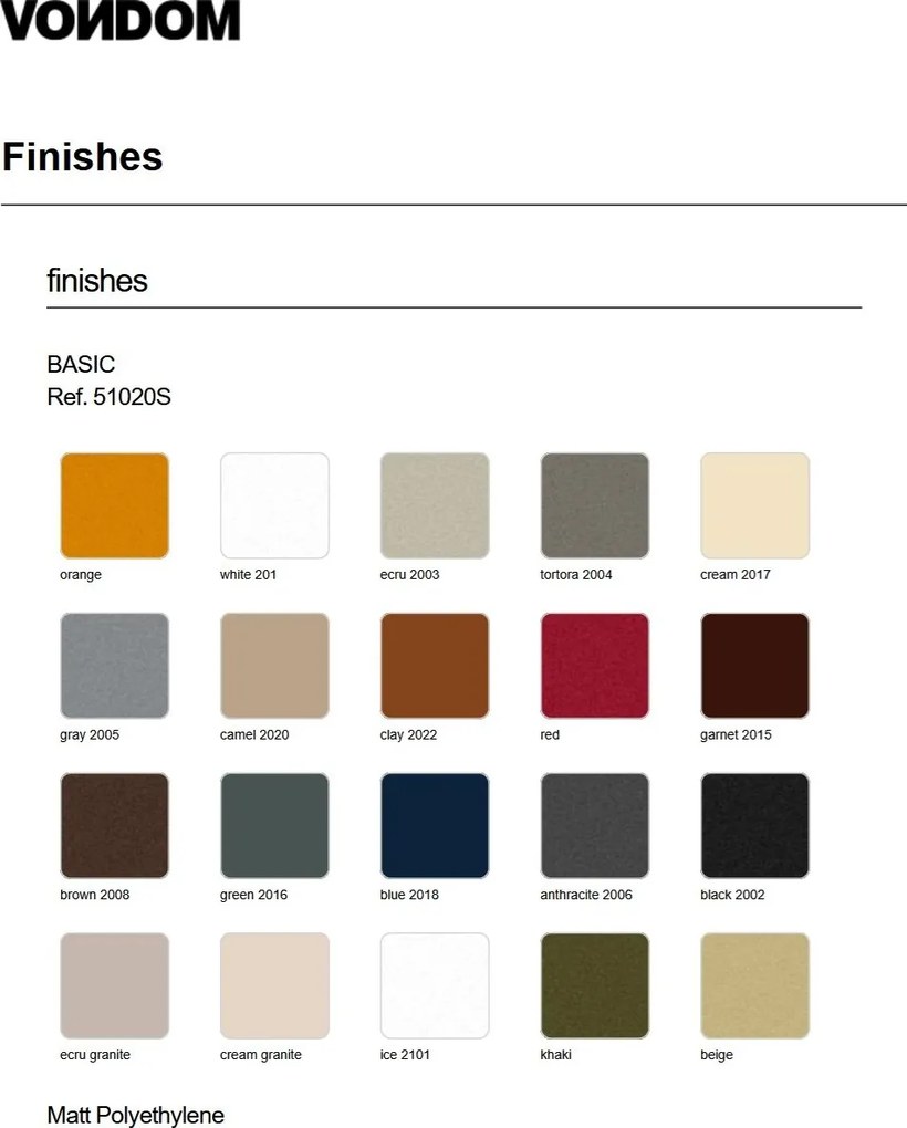 Masa de exterior / interior design modern premium VERTEX 120cm